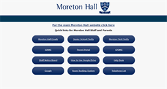 Desktop Screenshot of moretonhall.com